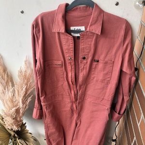 NWOT Dusty Pink Coveralls *size S*